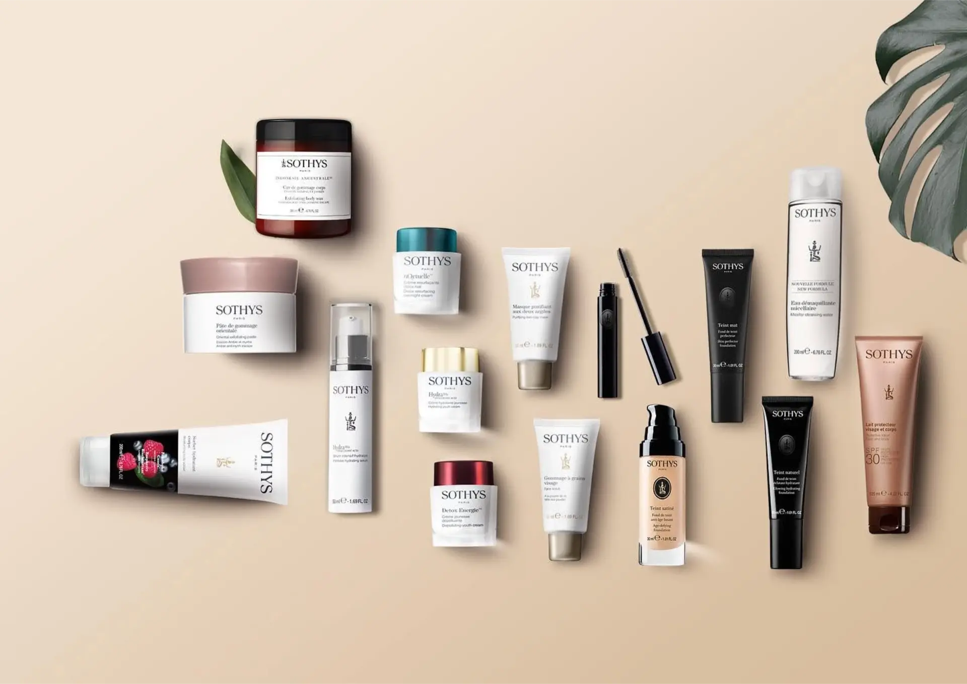 Range of Sothys skincare products stocked at Erikka's All Occasion Beauty