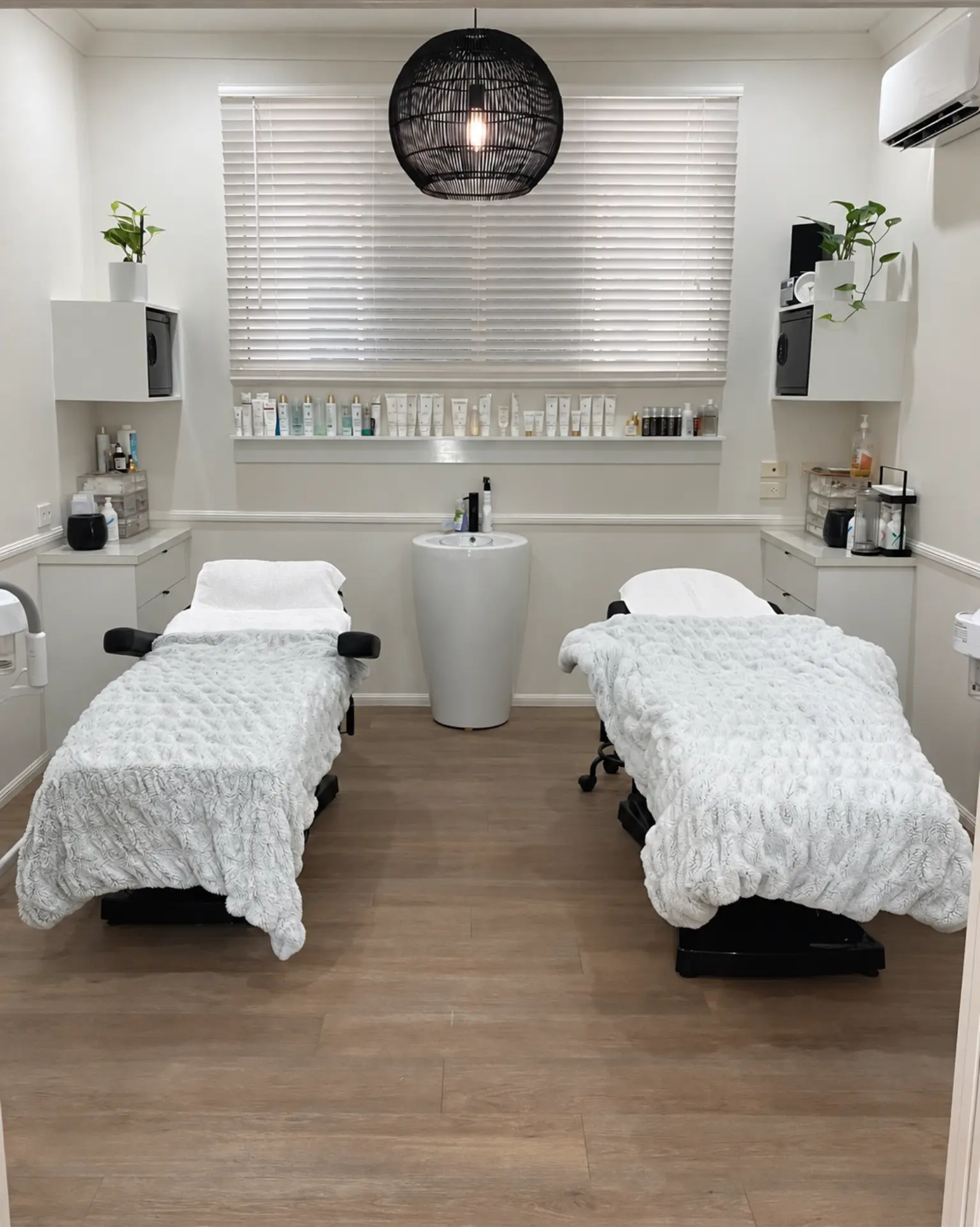 Treatment room at Erikka's All Occasion Beauty in Rockhampton